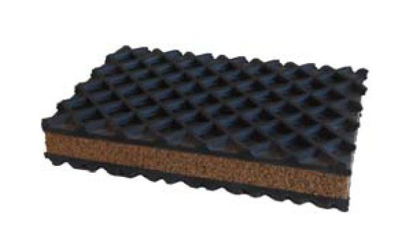 Korfund 2000 lb Vibration Isolator Pad for Compressors - Image 1