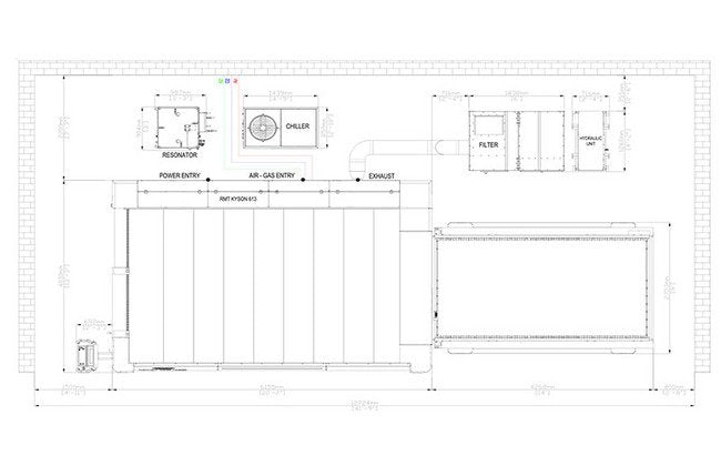 Kyson 613-2 2kW Fiber Laser Cutter - Image 2