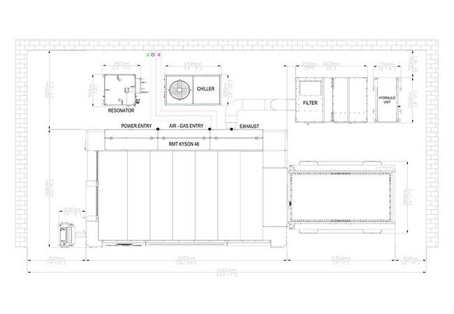 RMT Kyson 48-0.5 500W Fiber Laser Cutter - Image 2