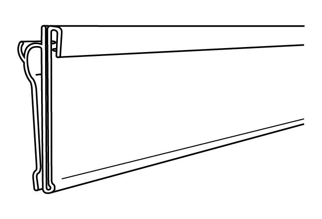 Cooler/Freezer Shelf Channel Label Holder - 47-5/8" Length - Image 2