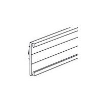 Clear PVC 'C' Channel Shelf Molding, 2' Height - Image 2