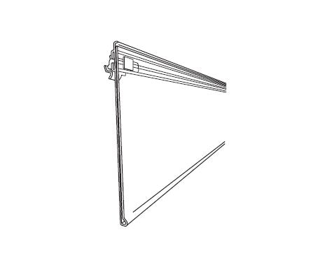 Clear PVC Sign Holder Clips Kit - Image 2