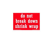 High Visibility Do Not Shipping Labels - 4 x 6 Inches - Image 1