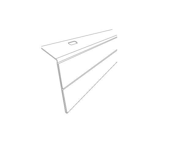 Dual-Slot Flip-Up Sign Holder - Image 2