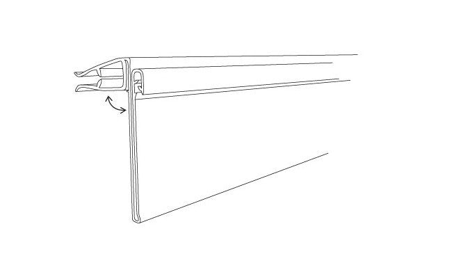 Flip-Up Scan Hook Label Holder - Image 2