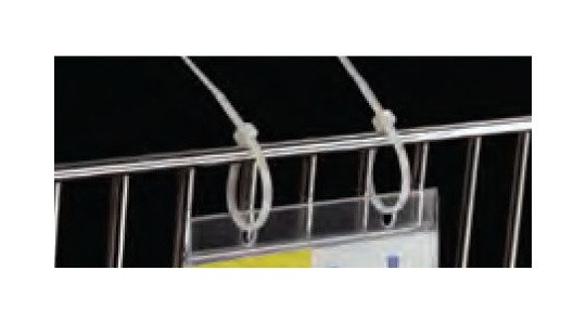 Butyrate Clear UPC Tag Holder - 3-1/2" Length - Image 4