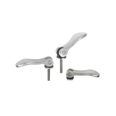 Stainless Steel Cam Levers - Male Thread M10 - Image 1