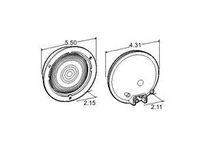 Red Super 40 Stop/Turn/Tail Light Kit - 4 Inch - Image 2