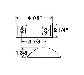 Amber Chrome Dyecast Clearance & Side Marker Light - Image 2