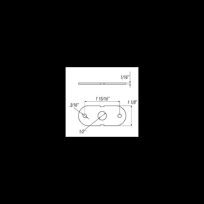 LED Two-Wire Mini Sealed Marker/Clearance Light Gasket - Image 2