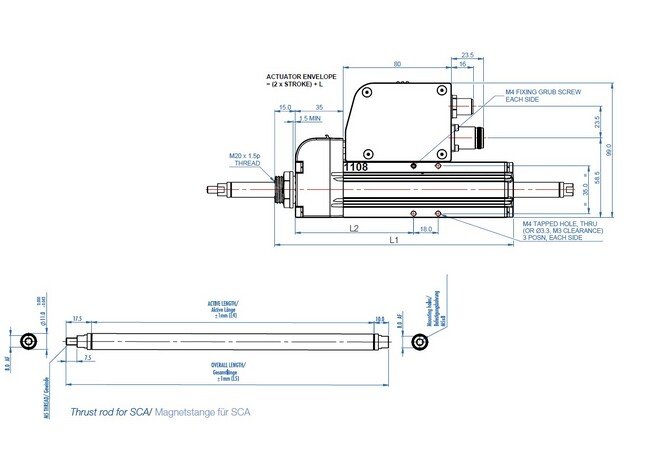 Dunkermotoren SCA 91.9N Peak Force Linear Motor - Image 2