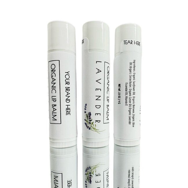 Organic Lavender Lip Balm with Private Label Option - Image 1