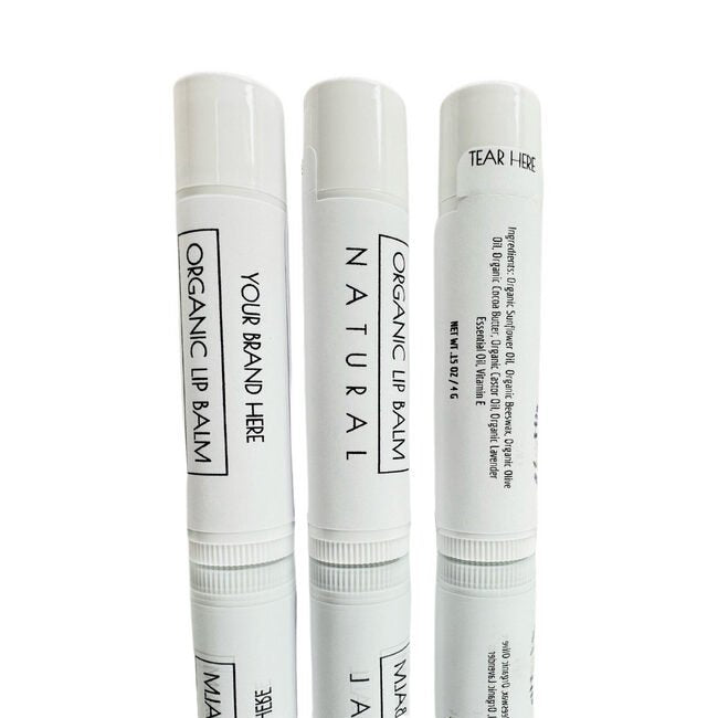 Organic Unflavored Lip Balm - Private Label - Image 1