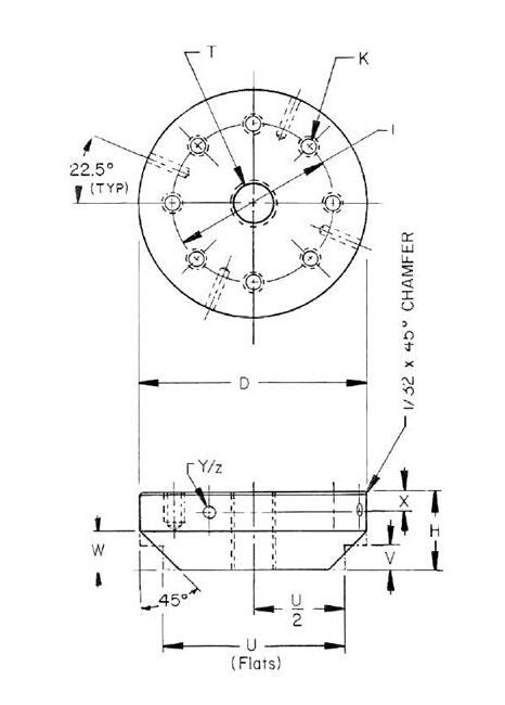 Universal Load Cell Base - Standard Dimensions - Image 2