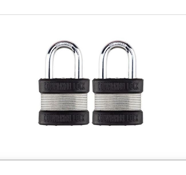 Commando Military-Grade Steel Laminated Zinc Padlock - Image 1