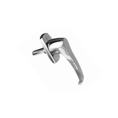 Southco 92 Adjustable Grip Cam Latch with L-Handle, Chrome Plated - Image 1