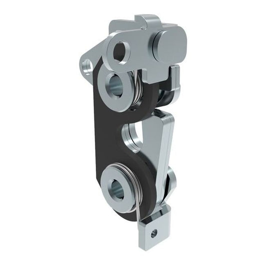 Southco R4 Rotary Latch - Large Size, Push-to-Close, Dual Trigger, Steel - Image 1
