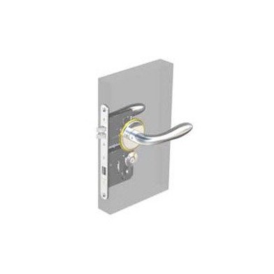 Southco Swing Door Lock with Portifino Handle - Chrome Plated - Image 1