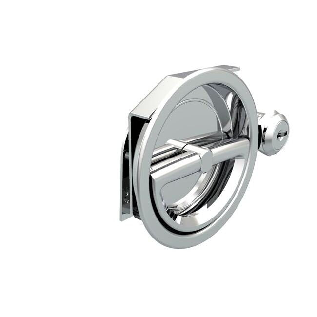 Medium Size Chrome Plated Flush Cup Cam Latch - Image 1