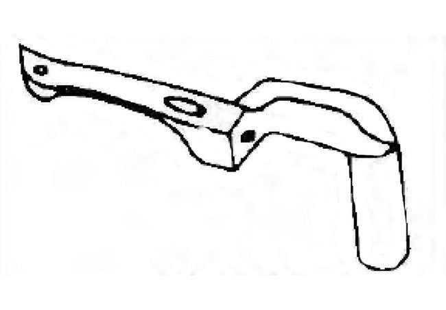 Diamond Needle Corp. 118-88104 Upper Looper for Panel Flanger Machines - Image 1