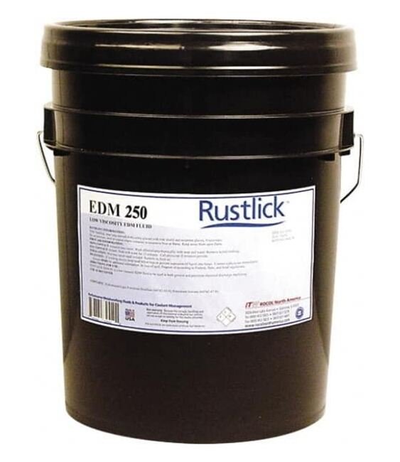 Rustlick EDM-250 Lubricating Oil, 5 Gallon Pail - Image 1