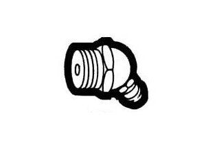 11/16" Male Pipe Thread Grease Fitting - Image 1