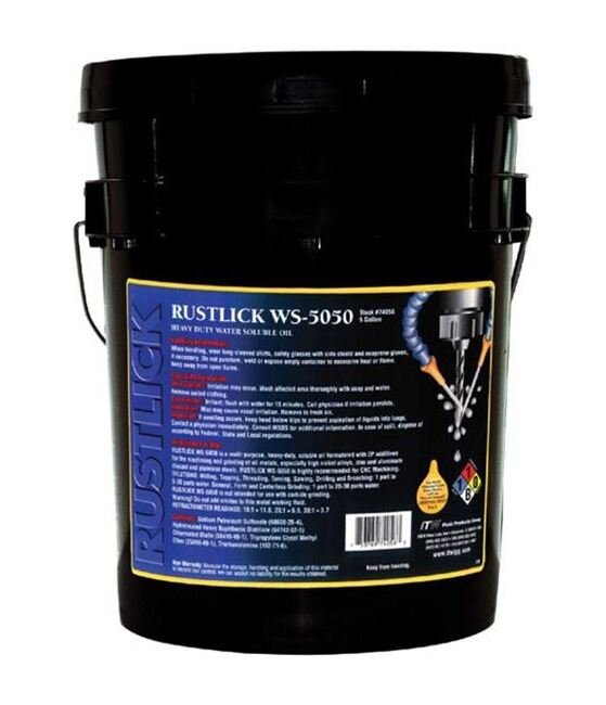 Rustlick WS-5050 Water Soluble Lubricating Oil - 5 Gallon Container - Image 1
