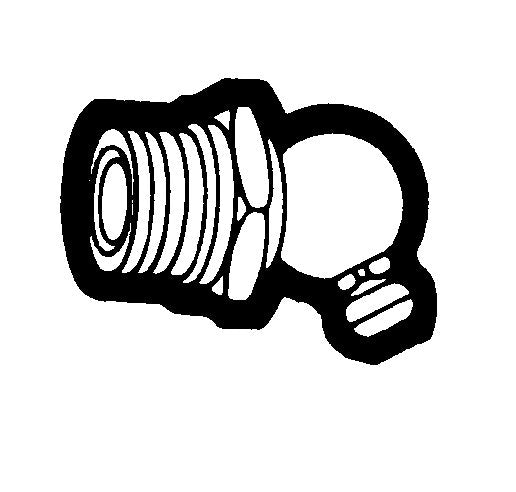 27/32" Male Pipe Thread Grease Fitting - Image 1