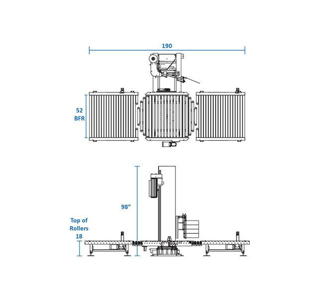 Phoenix PCTA-2300 Rotary Turntable Stretch Wrapper - Image 2