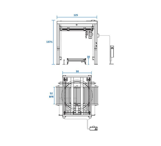 Phoenix PRRA-4000 High-Speed Rotary Ring Stretch Wrapping Machine - Image 2