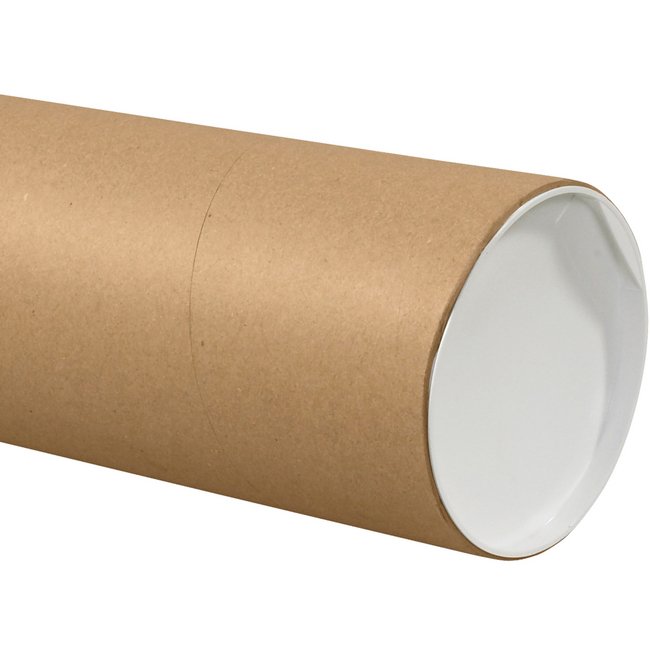 60 Inch Jumbo Kraft Mailing Tube - Image 1