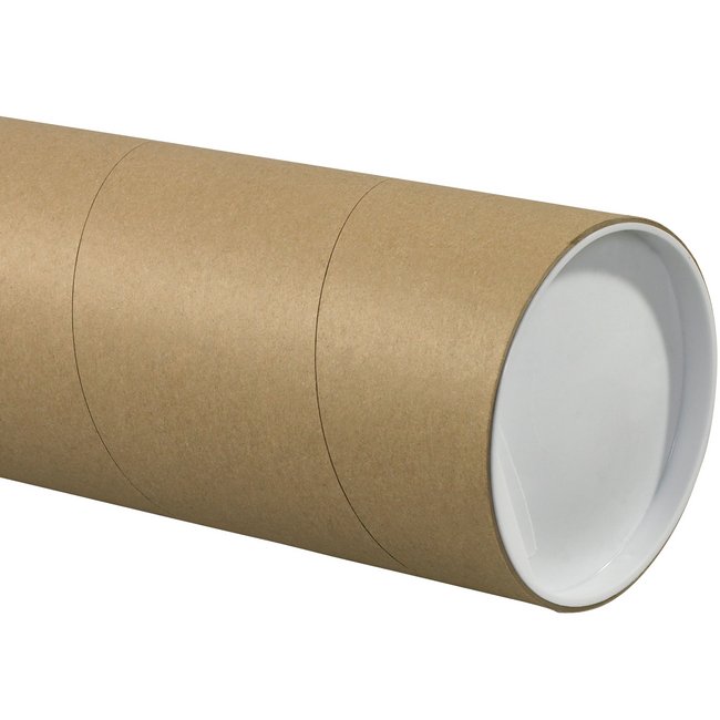 Alpha Packaging Kraft Jumbo Tube - 48in x 5in - Image 1