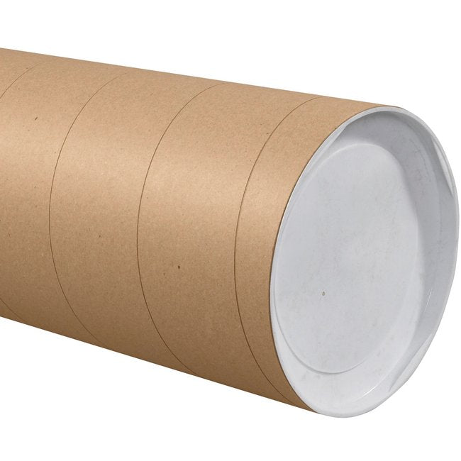 48-inch Kraft Jumbo Mailing Tube - 8x48in, Pack of 10 - Image 1