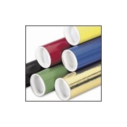 3x18 0.070 in Red Colored Mailing Tube Case of 24 - Image 1
