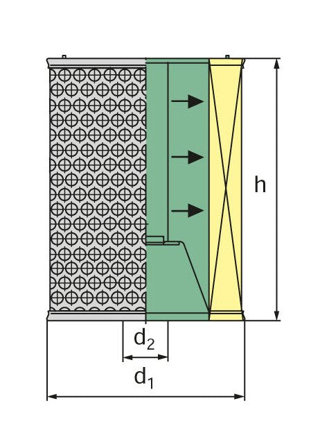 MANN + HUMMEL Conventional Paper EDM Filters - Metal Design - Image 2
