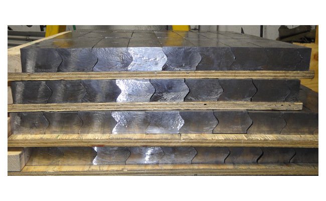 MarShield Lead Brick Shielding - Interlocking Chevron-Type, 2" x 12" - Image 5