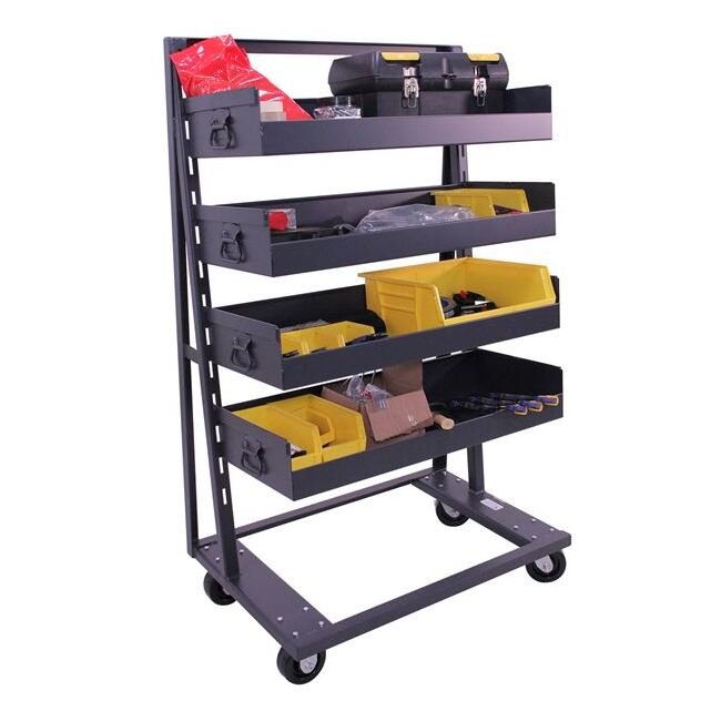 Heavy-Duty A-Frame Material Handling Cart - Image 1