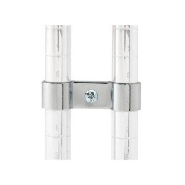Heavy-Duty 3-1/3in Post Clamp for Shelving Units - Image 1