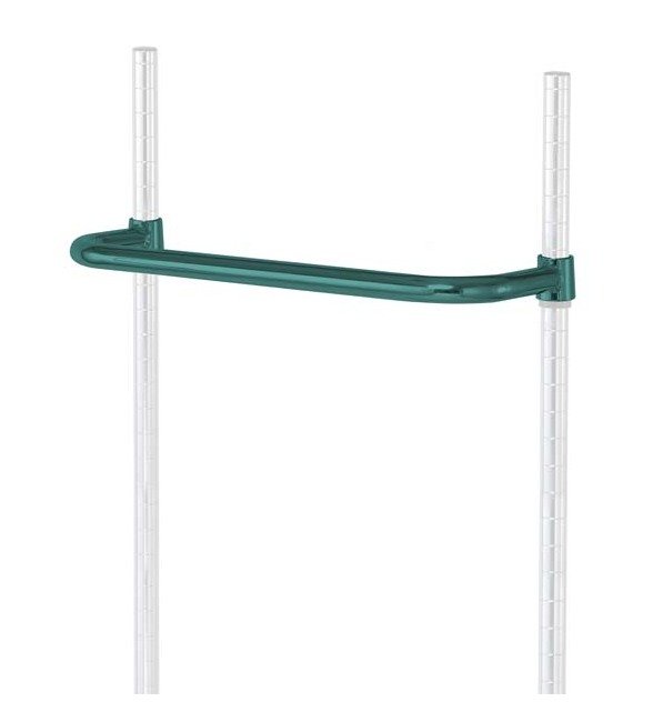 21-Inch Green Epoxy Push Handle for Material Handling Units - Image 1