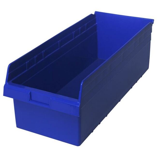Blue Shelf Bin 23-5/8In X 11-1/8In X 8In - Image 1