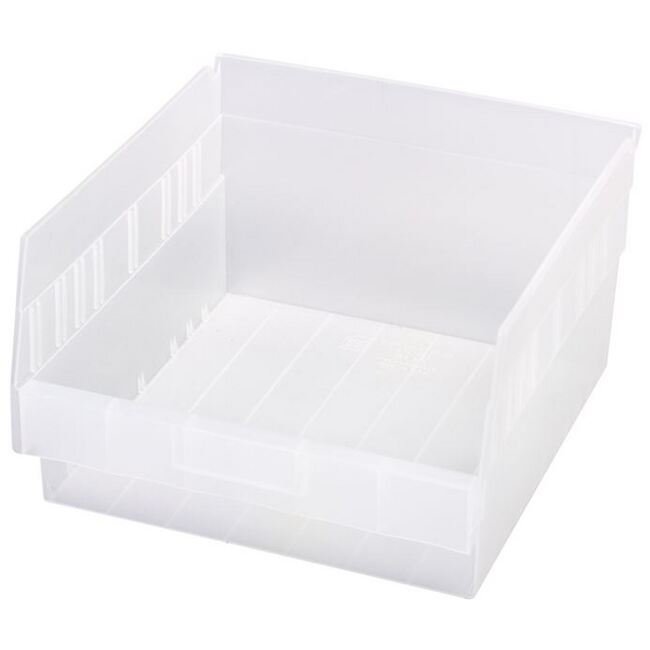 Clear Shelf Bin - 11-5/8 x 11-1/8 x 6 - Image 1