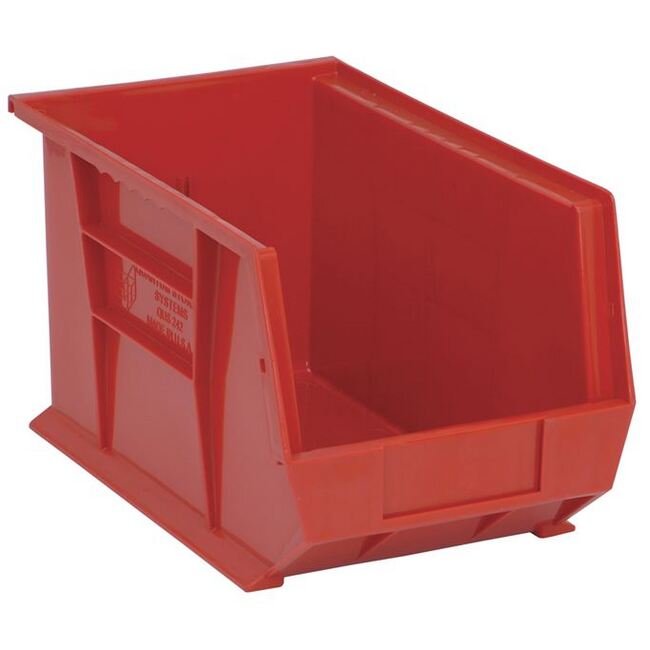 Red Ultra Stack & Hang Bin 13-5/8In x 8-1/4In x 8In - Image 1