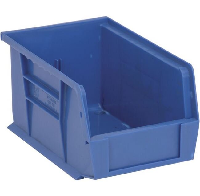 Blue Ultra Stack & Hang Bin 9-1/4 x 6 x 5 - Image 1