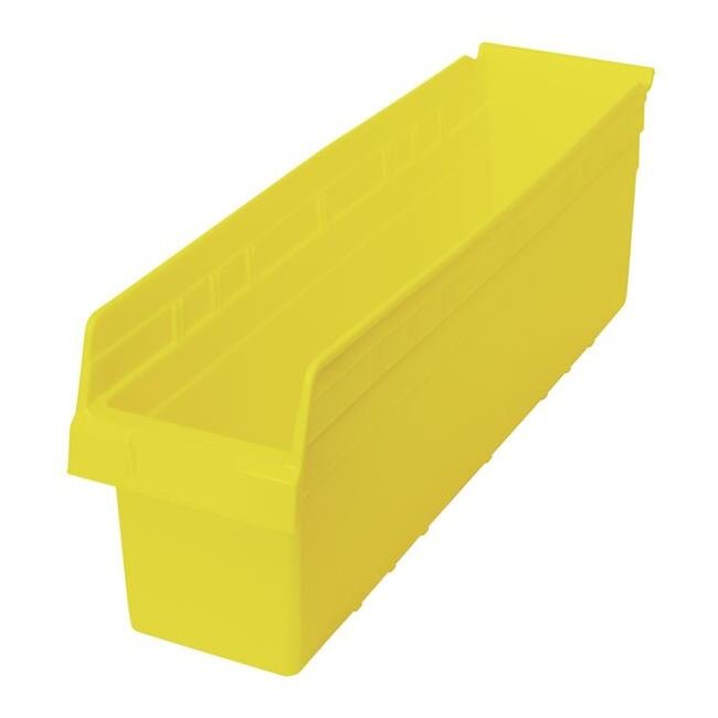 Yellow Shelf Bin - 23-5/8 x 6-5/8 x 8 Inches - Image 1