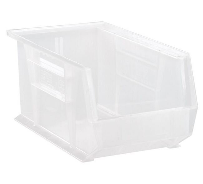 Clear Ultra Hang & Stack Bin 14-3/4 x 8-1/4 x 7 - Image 1