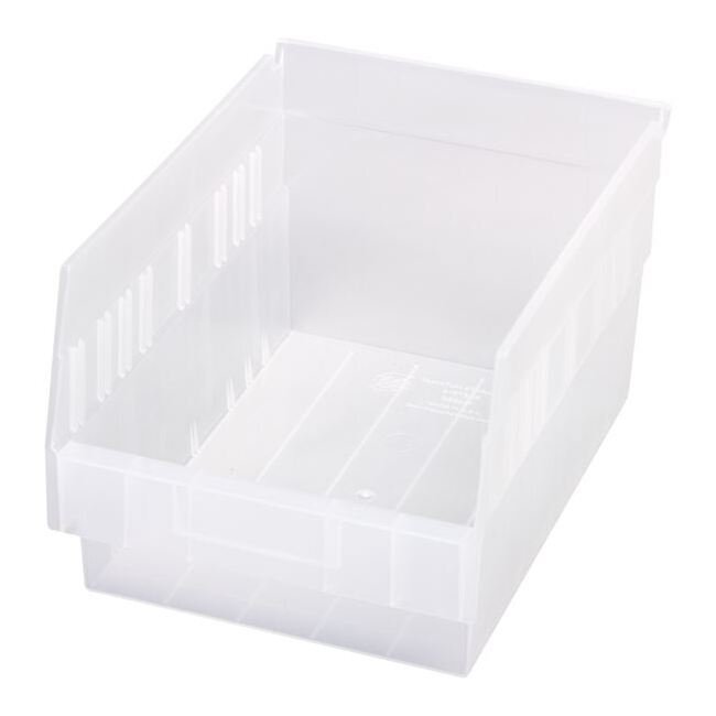 Quantum Clear Shelf Bin 11-5/8 x 8-3/8 x 6 - Image 1