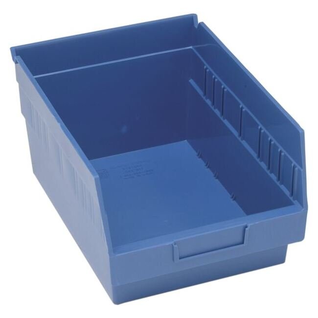 Blue Shelf Bin 11-5/8" X 8-3/8" X 6" - Image 1