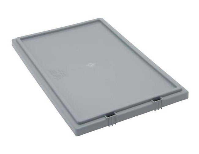 Gray Stack & Nest Tote Lid for Material Handling Bins - Image 1