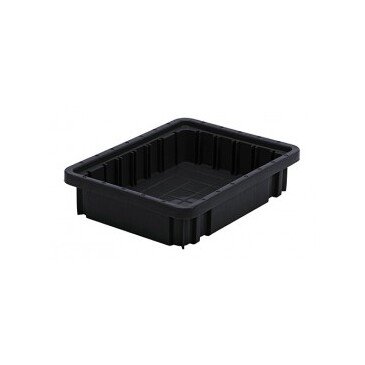 Quantum Storage Dividable Grid Container Conductive 10-7/8 x 8-1/4 x 3-1/2 - Image 1