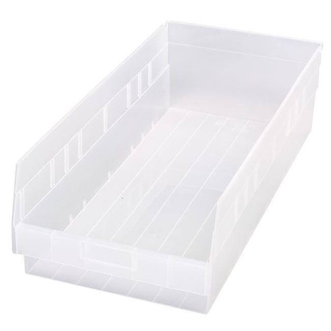Quantum Clear Shelf Bin 23-5/8In X 11-1/8In X 6In - Image 1